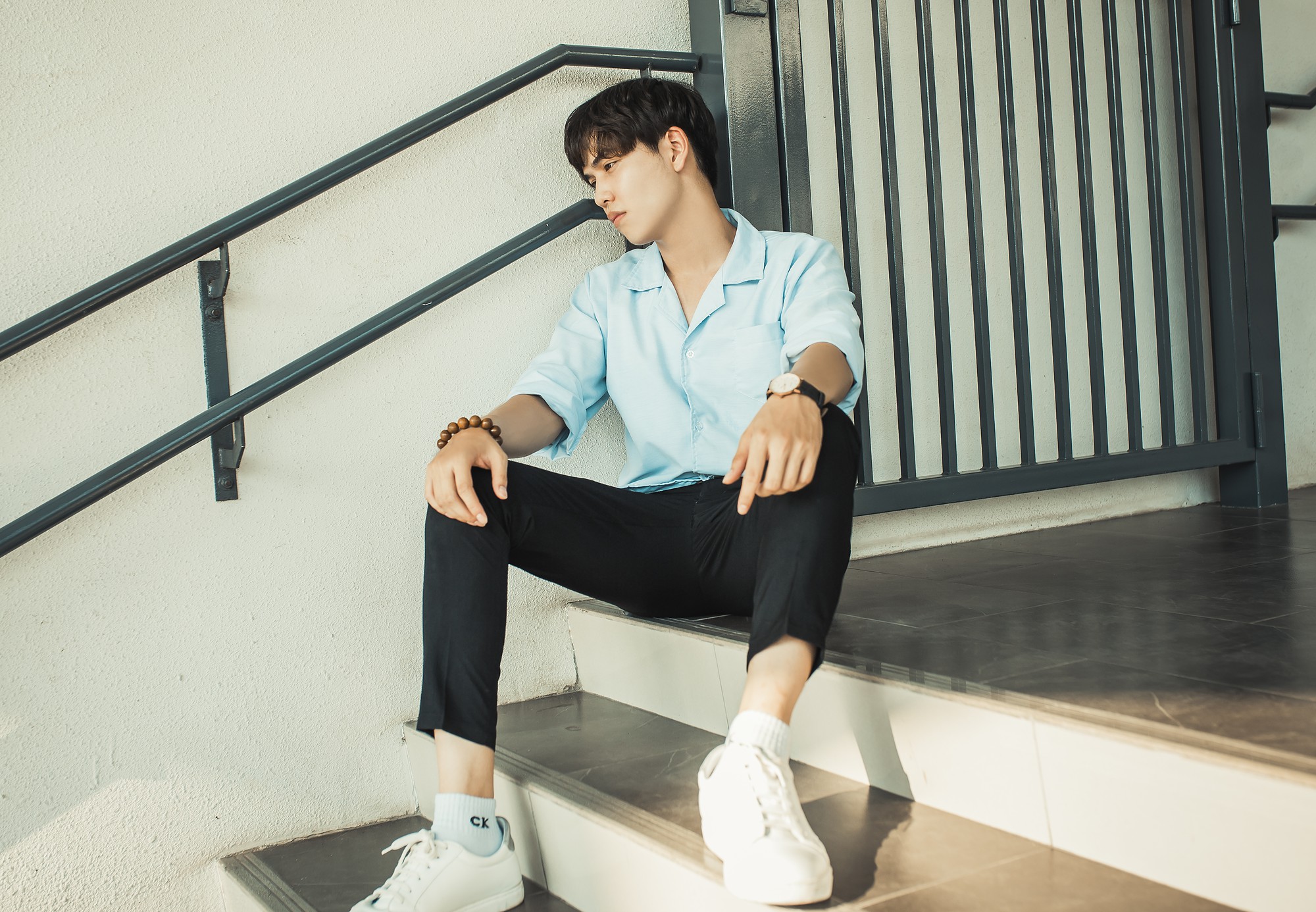 Combo da trắng + tóc xoăn bồng bềnh lãng tử, cậu bạn 99er được chị em tới tấp xin link - Ảnh 4.