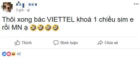Khá nhiều người dùng cho biết Viettel đã bắt đầu khóa một chiều với SIM chưa đăng ký thông tin cá nhân - Ảnh 2.