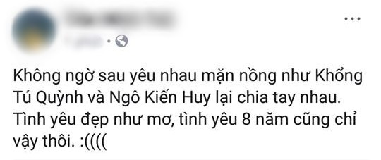 Rộ tin đồn Khổng Tú Quỳnh - Ngô Kiến Huy chính thức đường ai nấy đi - Ảnh 1.