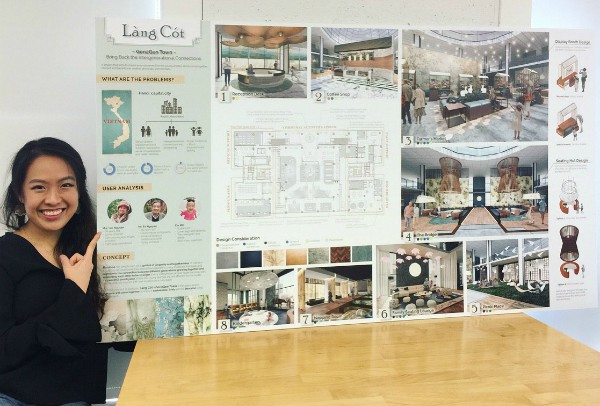 Xây dựng trung tâm chăm sóc người già và trẻ nhỏ từ cây tre, nữ du học sinh Việt đạt giải thiết kế tại Mỹ - Ảnh 2.