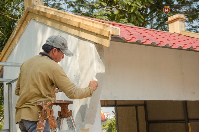 Phố Trịnh Công Sơn gấp rút hoàn thiện trước ngày trở thành không gian đi bộ thứ 2 ở Hà Nội - Ảnh 8.