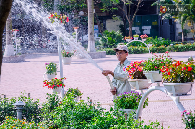 Phố Trịnh Công Sơn gấp rút hoàn thiện trước ngày trở thành không gian đi bộ thứ 2 ở Hà Nội - Ảnh 7.