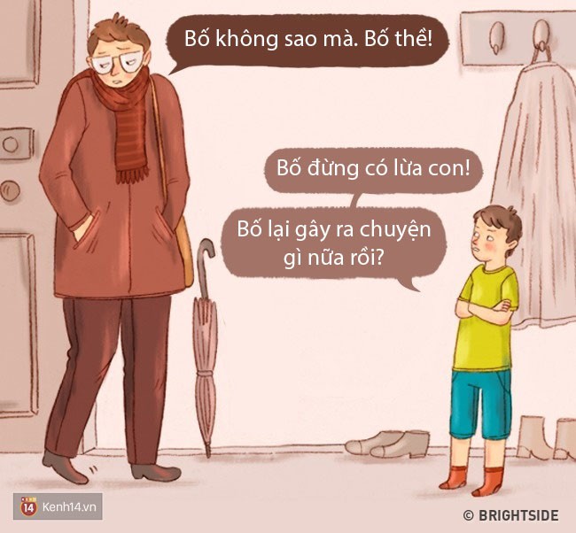 Bộ tranh: Chuyện gì sẽ xảy ra khi bố mẹ và con cái đổi tính cho nhau? - Ảnh 11.