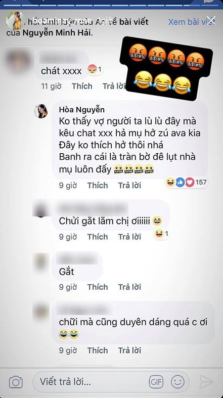 Bạn trai bị rủ chat xxx, Hoà Minzy không ngần ngại đáp trả cực gắt: Không thấy vợ người ta lù lù đây à? - Ảnh 1.