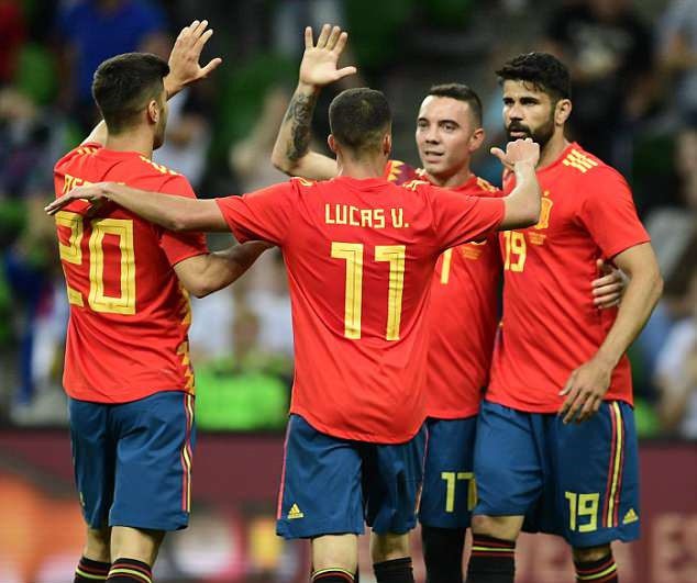 Siêu dự bị lên tiếng, Tây Ban Nha thắng nhọc trước ngày khai màn World Cup 2018 - Ảnh 9.