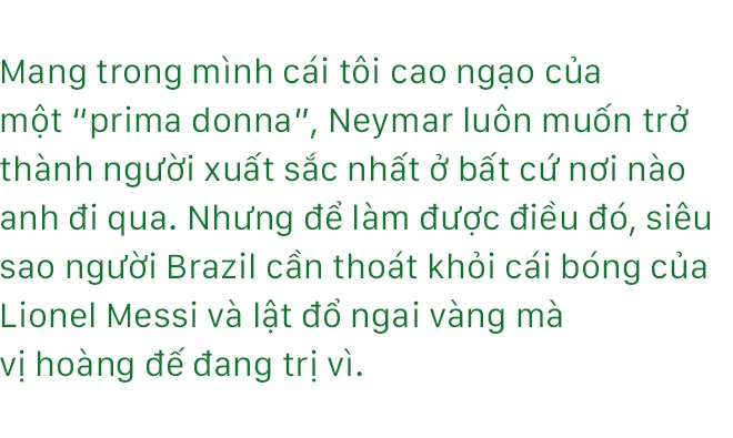 Neymar – “cái tôi cao ngạo” dưới bóng hoàng đế Leo - Ảnh 1.