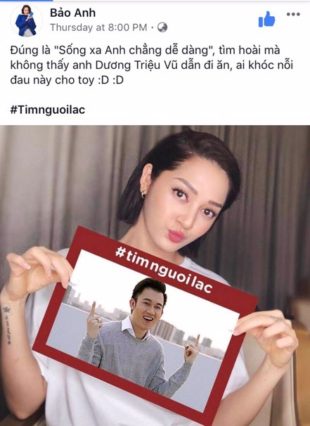 Danh hài Việt Hương, Bảo Anh, Khởi My đồng loạt đăng tin tìm người lạc - Ảnh 2.