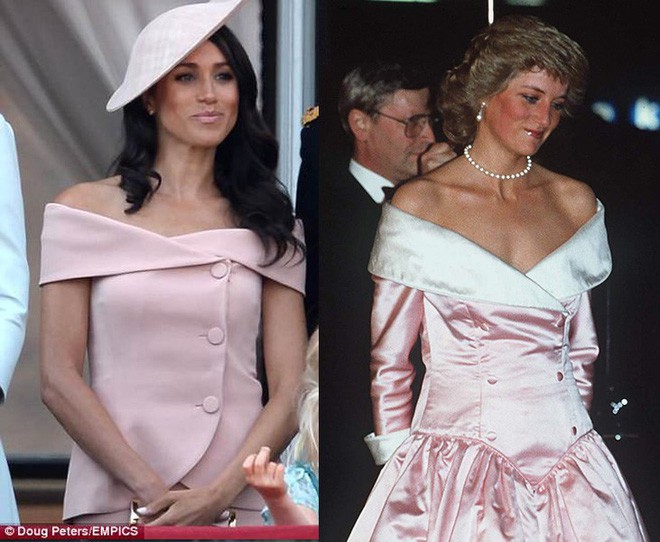 Nhiều đồn đoán cho rằng bộ đồ phá vỡ quy tắc của Meghan Markle được lấy cảm hứng từ trang phục của Công nương Diana - Ảnh 6.