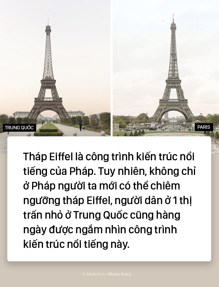 Tháp Eiffel “made in China” cứu sống thị trấn ma ở Trung Quốc - Ảnh 1. Tháp Eiffel “made in China” cứu sống thị trấn ma ở Trung Quốc - Ảnh 1.
