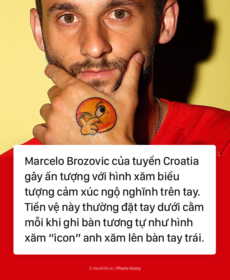 Ý nghĩa đằng sau những hình xăm kín tay của các cầu thủ dự World Cup 2018 - Ảnh 11.