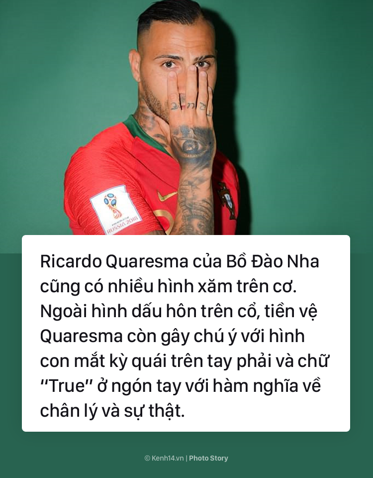 Ý nghĩa đằng sau những hình xăm kín tay của các cầu thủ dự World Cup 2018 - Ảnh 3.