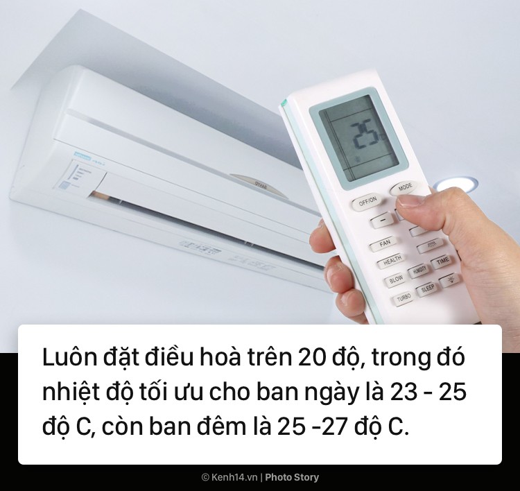 Ãp dá»¥ng ngay 10 cÃ¡ch sau ÄÃ¢y Äá» sá»­ dá»¥ng Äiá»u hÃ²a vá»«a tiáº¿t kiá»m Äiá»n, vá»«a Äáº£m báº£o sá»©c khá»e - áº¢nh 1.