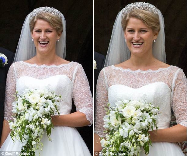 Đám cưới đặc biệt nhất hôm nay: cô dâu đeo vương miện của công nương Diana, Meghan Markle diện váy hơn trăm triệu tham dự - Ảnh 2.