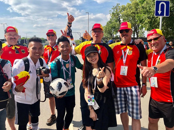 Á khôi Ngọc Nữ chơi lớn khi sang hẳn Nga để xem World Cup 2018 - Ảnh 3.