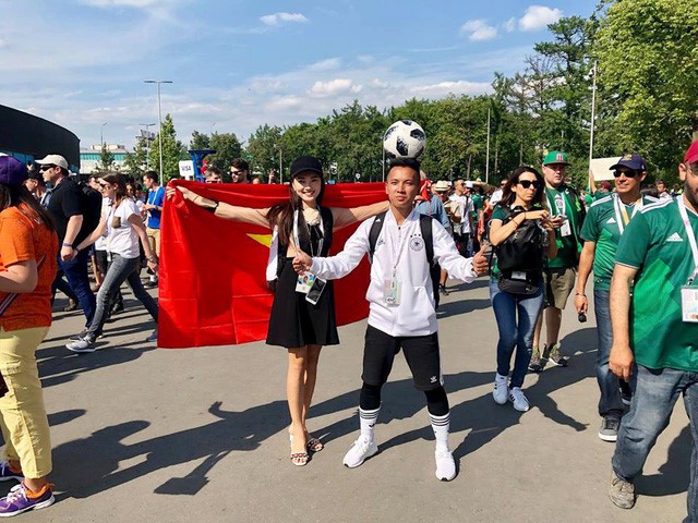 Á khôi Ngọc Nữ chơi lớn khi sang hẳn Nga để xem World Cup 2018 - Ảnh 2.