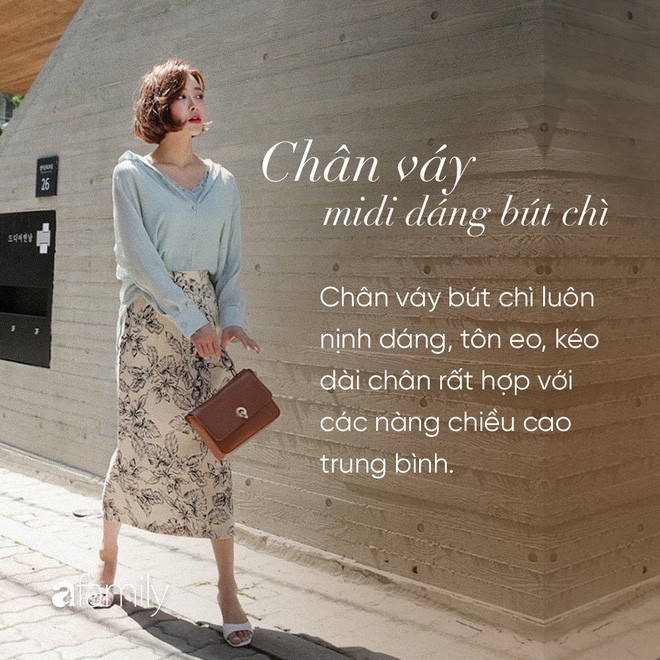 Dù cao ráo hay thấp bé, chỉ cần chọn đúng dáng chân váy phù hợp thì chân ai cũng như dài ra cả tấc  - Ảnh 6.