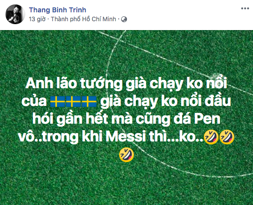 Trịnh Thăng Bình tức giận đáp trả dân mạng sau quan điểm về Messi - Ảnh 1.