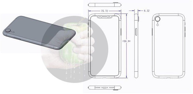 Lộ bản vẽ thiết kế và ảnh dựng của 3 mẫu iPhone 2018 - Ảnh 1.