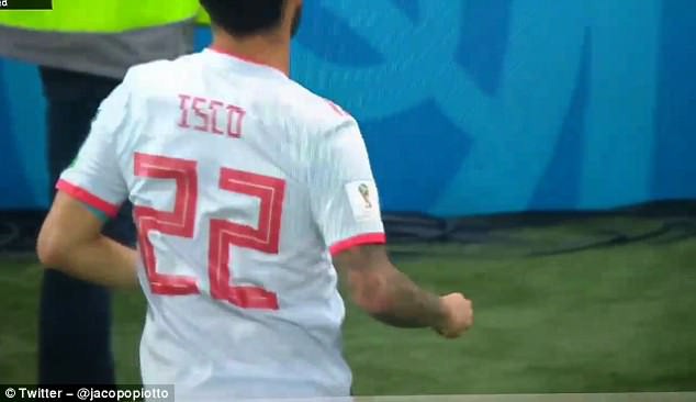 Trai đẹp Isco giải cứu ch&uacute; chim nhỏ giữa trận đấu của T&acirc;y Ban Nha ở World Cup - Ảnh 3.