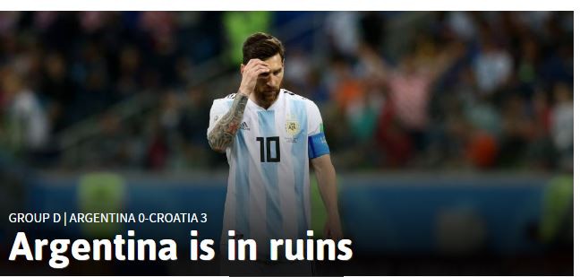 Truyền thông thế giới sốc: Messi và Argentina bên bờ vực thẳm - Ảnh 2.