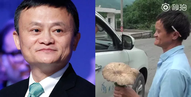 Trung Quốc: Phát hiện người đàn ông giống hệt CEO Jack Ma rao bán nấm rừng ở ven đường - Ảnh 1.