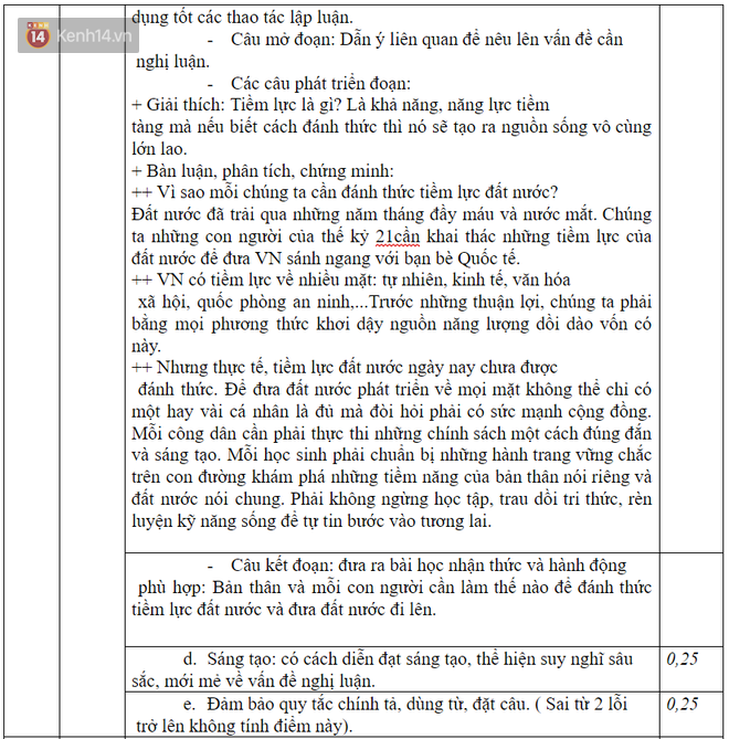 Gợi ý giải đề thi THPT Quốc gia môn Ngữ Văn - Ảnh 3.