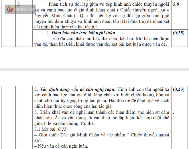 Gợi ý giải đề thi THPT Quốc gia môn Ngữ Văn - Ảnh 4.