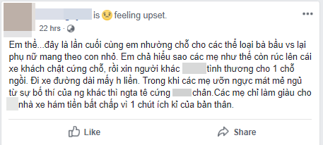 Than vãn vì phải nhường ghế cho bà bầu ưỡn ngực mát mẻ ngủ còn mình thì tê cứng chân, người phụ nữ bị ném đá gay gắt - Ảnh 1.