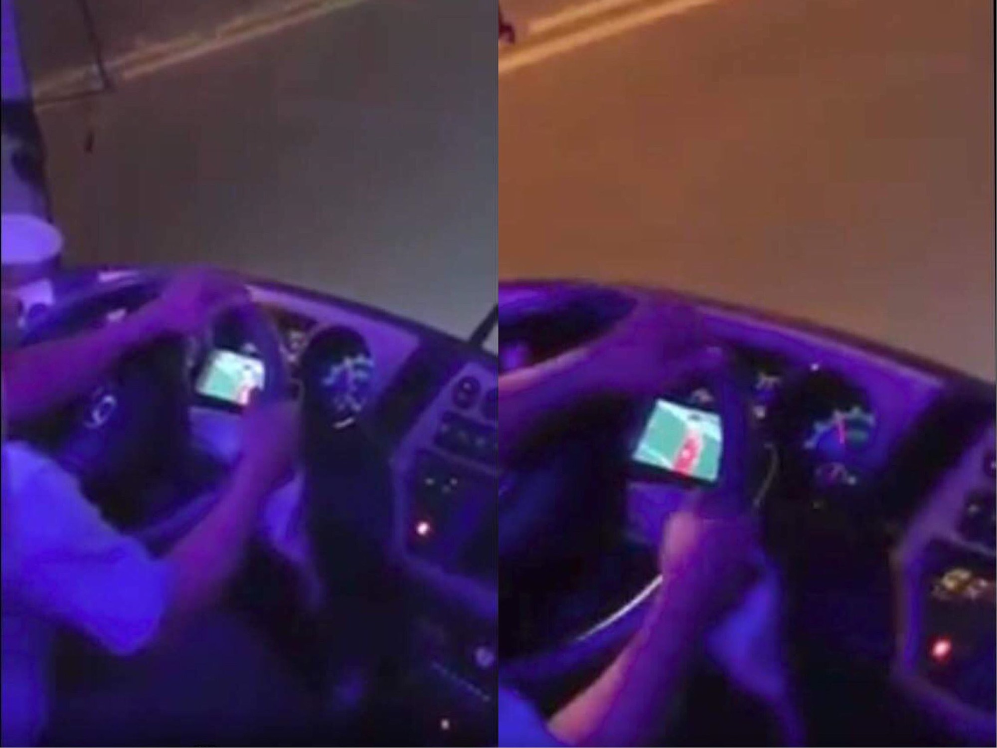 Clip: Tài xế vừa lái xe chở khách vừa xem... World Cup - Ảnh 2.