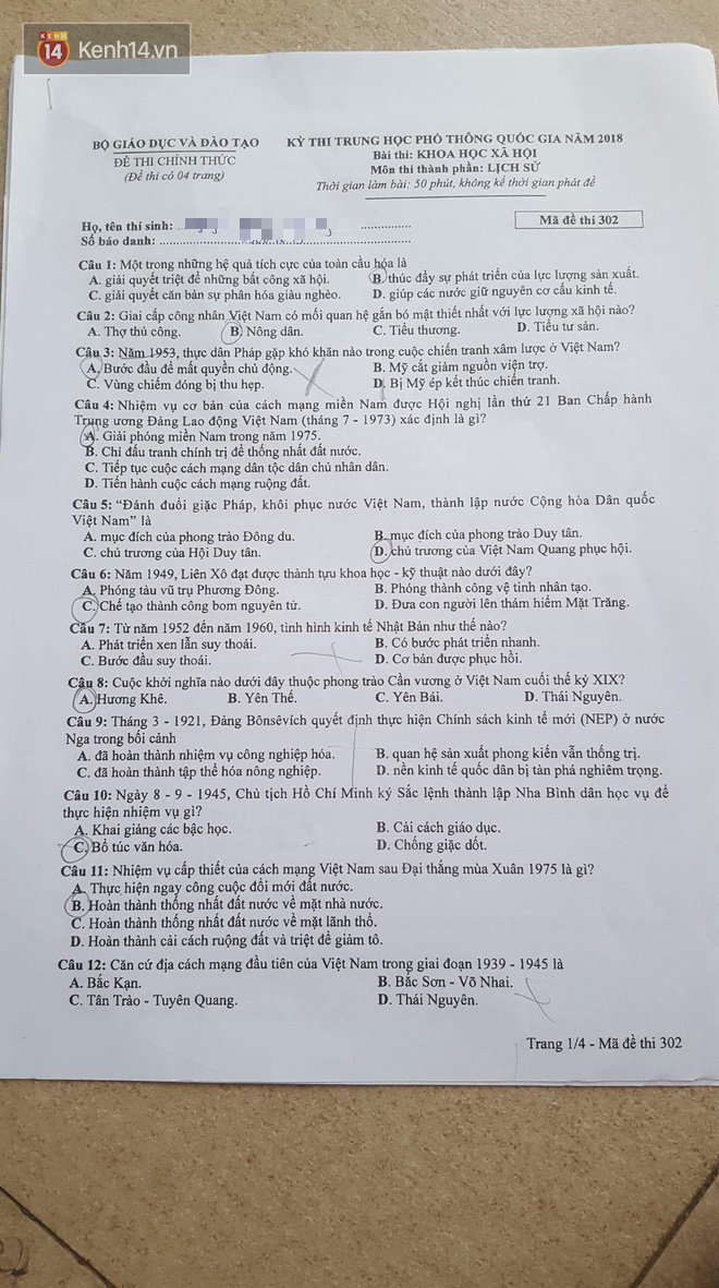 Đề thi Lịch sử: Cuối cùng cũng có 1 môn vừa sức nhưng đòi hỏi tư duy cao, chỉ học thuộc thôi chưa đủ! - Ảnh 1.