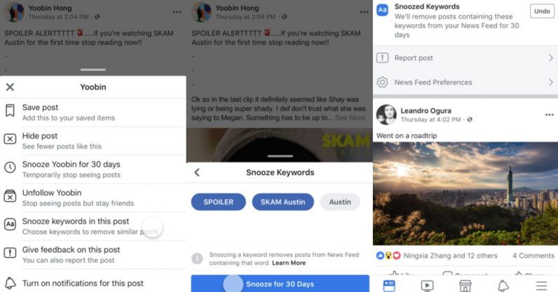 Facebook thử nghiệm tính năng chống trẻ trâu spoiler phim: Ẩn tất cả bài đăng theo từ khóa tùy chọn - Ảnh 2.
