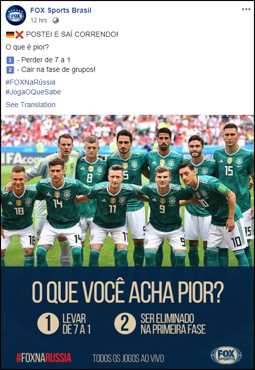Sau khi cười HAHA vì Đức về nước, fanpage Fox Sports Brasil vẫn liên tục đăng ảnh trêu cho đã thì thôi - Ảnh 6.