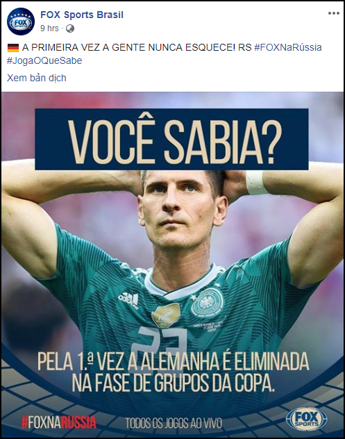 Sau khi cười HAHA vì Đức về nước, fanpage Fox Sports Brasil vẫn liên tục đăng ảnh trêu cho đã thì thôi - Ảnh 10.