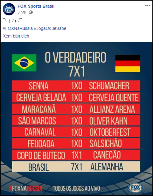 Sau khi cười HAHA vì Đức về nước, fanpage Fox Sports Brasil vẫn liên tục đăng ảnh trêu cho đã thì thôi - Ảnh 12.