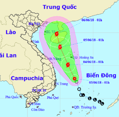 &Aacute;p thấp nhiệt đới mạnh l&ecirc;n th&agrave;nh b&atilde;o tr&ecirc;n biển Đ&ocirc;ng, qu&eacute;t dọc miền Trung - Ảnh 1.