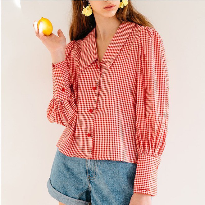 Chiếc áo họa tiết gingham này có gì hay mà lại đốn tim loạt sao nữ Hàn và luôn trong tình trạng cháy hàng  - Ảnh 6.