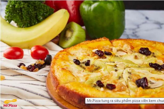Mr.Pizza tung ra si&ecirc;u phẩm pizza viền kem chuối ngon độc đ&aacute;o, bạn đ&atilde; thử chưa? - Ảnh 1.