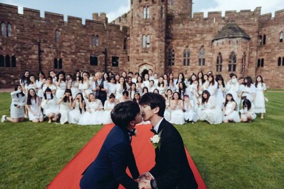 Cận cảnh đám cưới cổ tích tại lâu đài Anh của cặp mỹ nam hot nhất nhì châu Á - Ảnh 5.