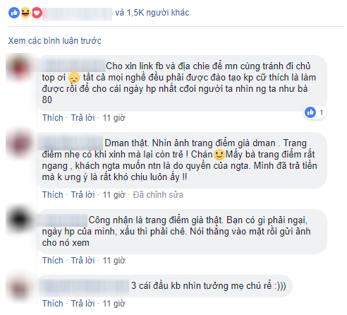 Cô dâu trẻ tuổi 20 nhắm mắt đưa mặt cho chuyên viên trang điểm, mở mắt ra bỗng hóa bà cô già U40 - Ảnh 6. Cô dâu trẻ tuổi 20 nhắm mắt đưa mặt cho chuyên viên trang điểm, mở mắt ra bỗng hóa bà cô già U40 - Ảnh 6.