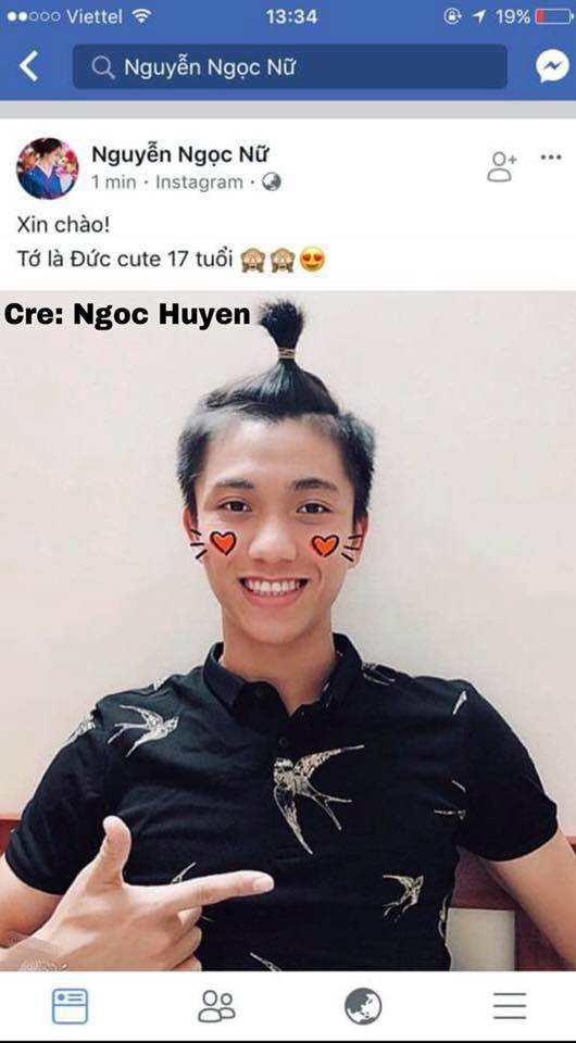 Khẳng định chỉ l&agrave; bạn th&acirc;n m&agrave; U23 Văn Đức v&agrave; top 10 HHVN Ngọc Nữ lại d&ugrave;ng chung Facebook? - Ảnh 3.