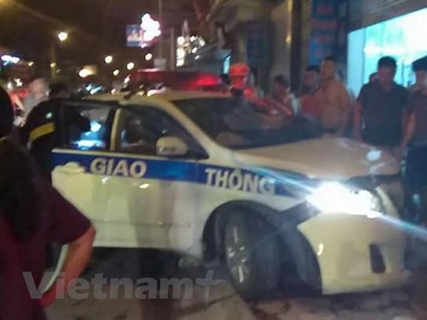 Quảng Ninh: Xe Cảnh sát giao thông gây tai nạn, 1 người tử vong - Ảnh 1.