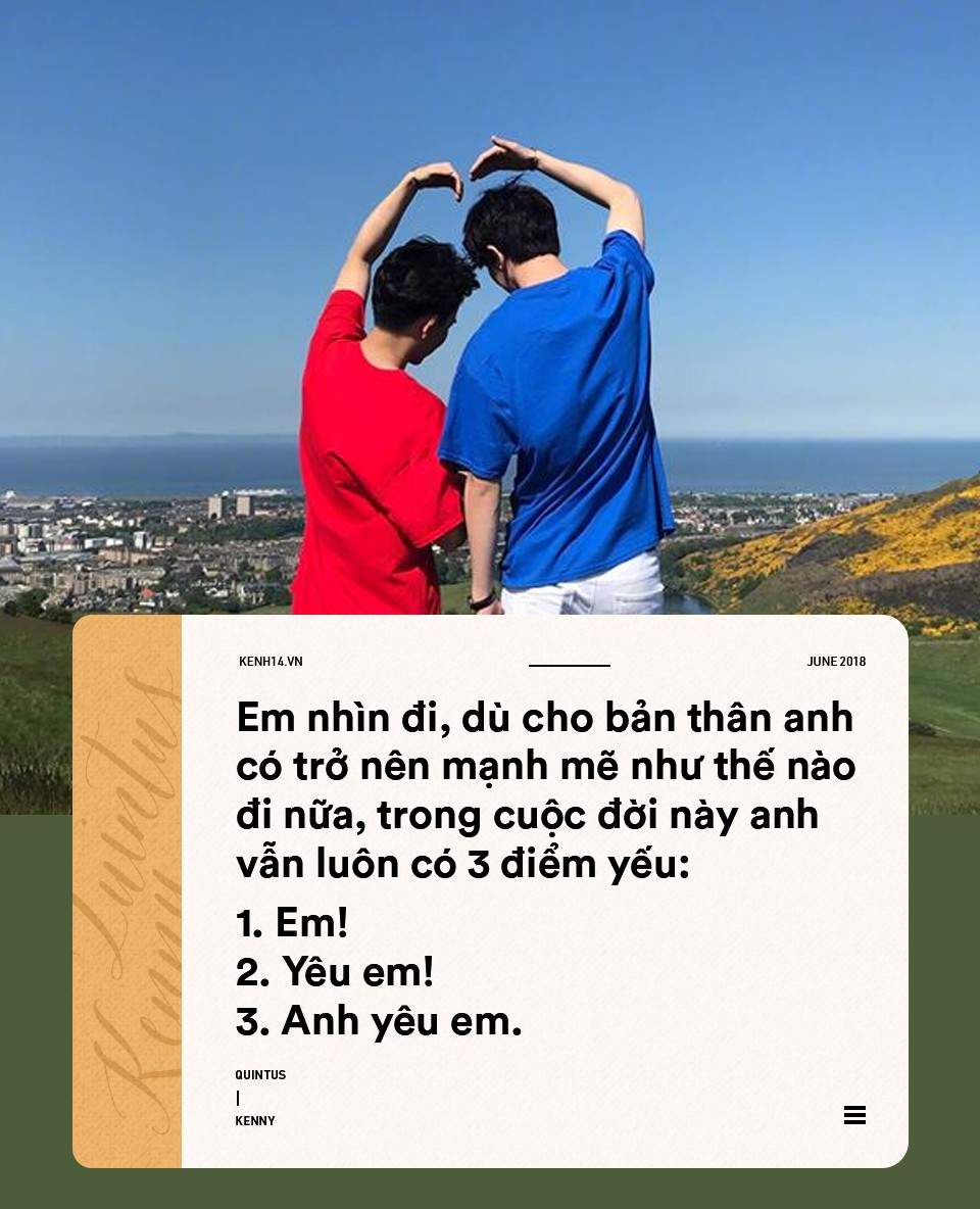 Tuyển tập những câu nói ngọt ngào hơn ngôn tình của cặp đôi đồng tính Quintus và Kenny - Ảnh 4.