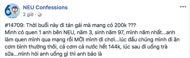 Chàng trai mang 200k đi hẹn hò bị gái bóc phốt nhưng suy nghĩ của dân mạng mới đáng quan tâm - Ảnh 1.