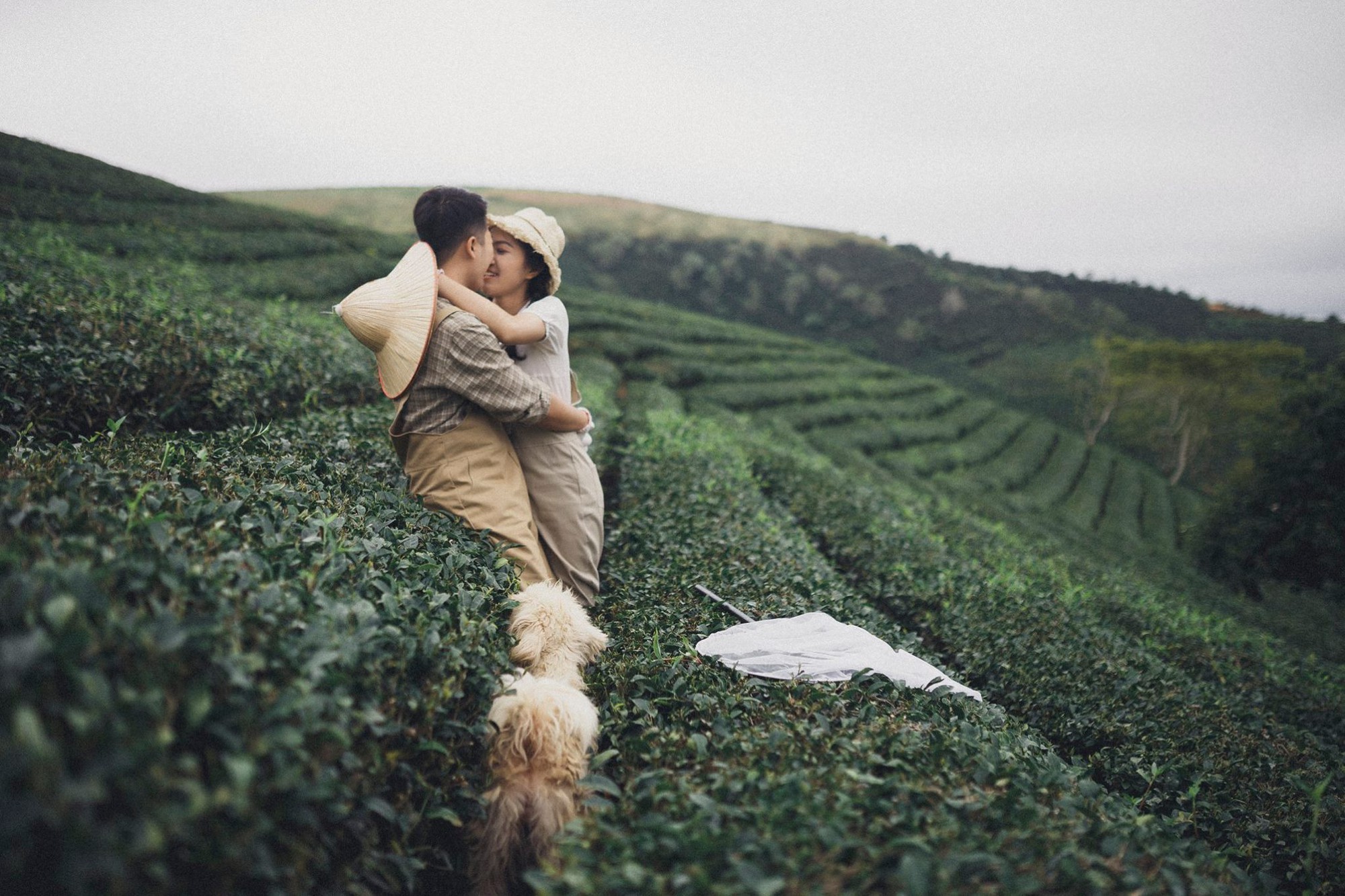 Cặp đôi trẻ đang chụp ảnh thì có chú chó ra chơi, ai dè xinh quá nên ẻm thành nhân vật chính luôn! - Ảnh 11.