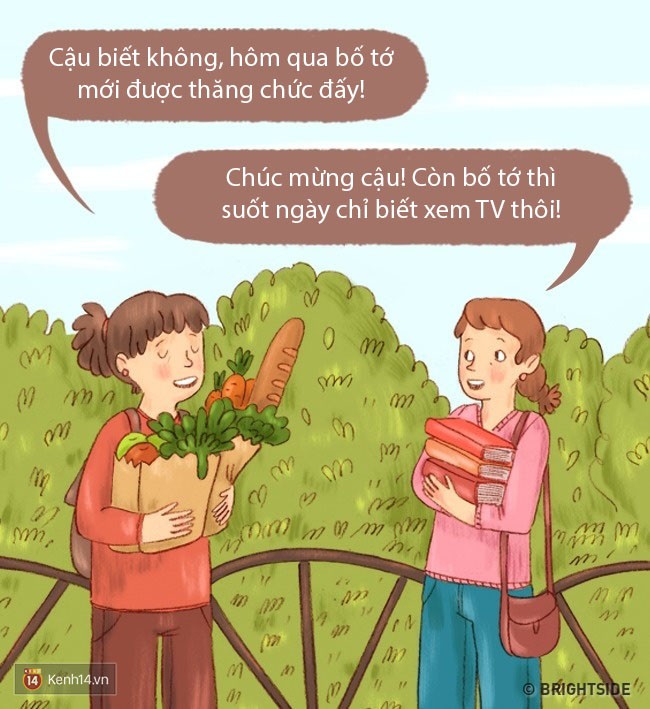 Bộ tranh: Chuyện gì sẽ xảy ra khi bố mẹ và con cái đổi tính cho nhau? - Ảnh 13.