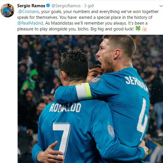 Ramos, Kroos, Bale gửi thông điệp từ biệt Ronaldo - Ảnh 2.