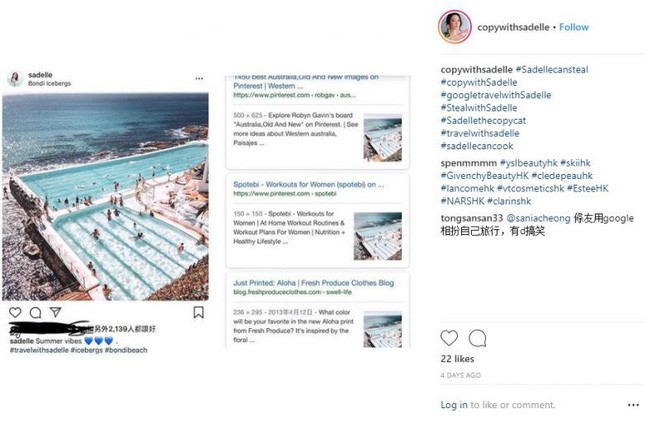 Hot Instagramer Hồng K&ocirc;ng x&oacute;a vội 95 b&agrave;i đăng sau khi bị ph&aacute;t hiện d&ugrave;ng ảnh tr&ecirc;n Google - Ảnh 9.