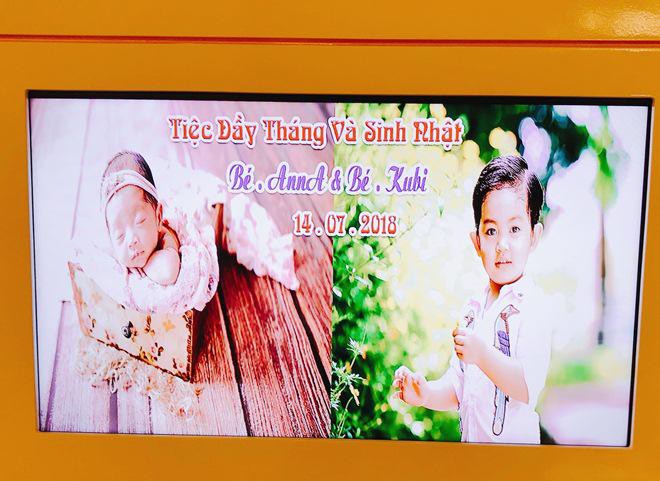 Vợ chồng Khánh Thi - Phan Hiển tiết lộ tên thật độc lạ của con gái trong lễ đầy tháng - Ảnh 3.