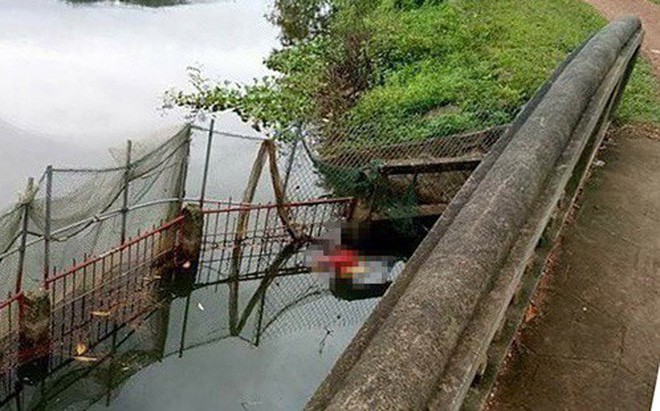 Phát hiện thi thể đôi nam nữ dưới ao nước ở Hà Nội, trên bờ có 2 xe máy - Ảnh 1.