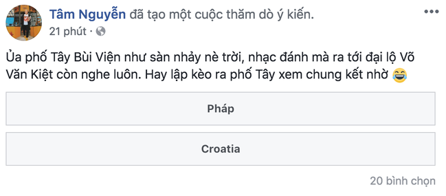 Dân tình đã sẵn sàng cho trận chung kết World Cup 2018, hào hứng dự đoán Pháp hay Croatia sẽ nâng cúp đêm nay - Ảnh 3.